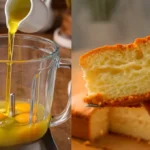 Juntei fubá com queijo e olha a cremosidade desse bolo que já sai recheado do forno