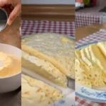 Juntei ovos com leite no banho-maria e criei esse “queijo” fake que derrete na boca