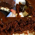 BOLO BOMBA DE CHOCOLATE QUE JÁ SAI DO FORNO RECHEADO E MUITO MOLHADINHO!
