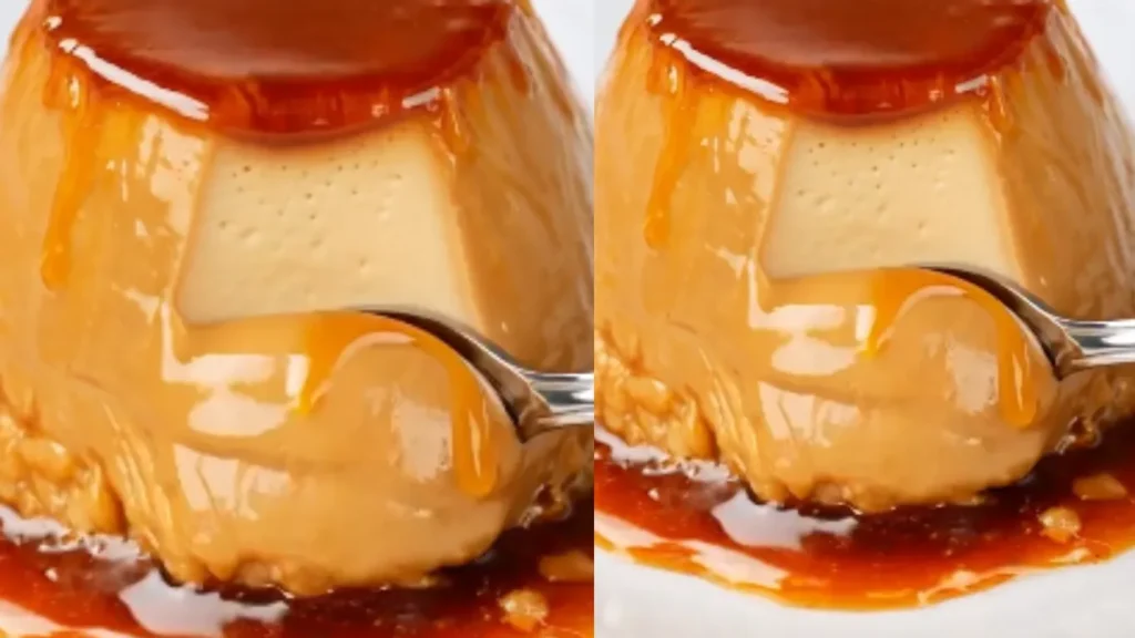 flan de café
