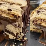 ☕🍫 Tronco Gelado de Café com Chocolate: Cremoso, Crocante e Irresistível!